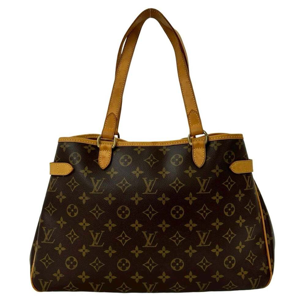 LOUIS VUITTON Brown Monogram Leather Tote Bag - Picture 3 of 10
